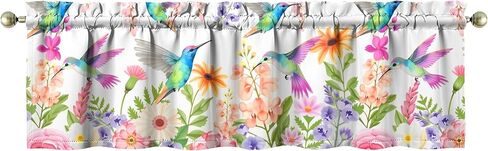 Strawberry Kitchen Valances Funny Window Over Sink Decor Ideas Retro Small Window Drapes for Kitchen Bedroom Bathroom Laundry Room Small Windows 18x54 inch in Saudi Arabia