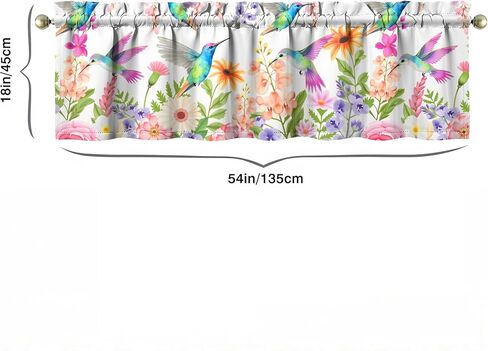 Strawberry Kitchen Valances Funny Window Over Sink Decor Ideas Retro Small Window Drapes for Kitchen Bedroom Bathroom Laundry Room Small Windows 18x54 inch in Saudi Arabia