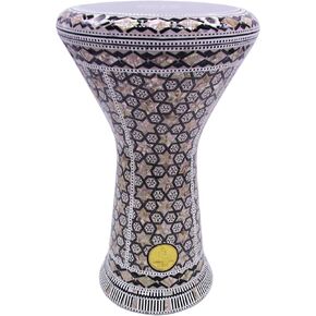 The 17.75'' Stunning Metallic Darbuka Doumbek Gawharet El Fan (Metalic Blue) in Kuwait