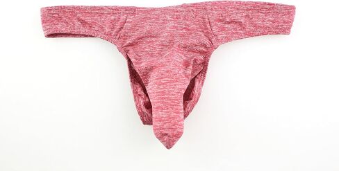 Mens Cotton Elephant Nose Thong Long Pouch Thong 4 Pack in Kuwait