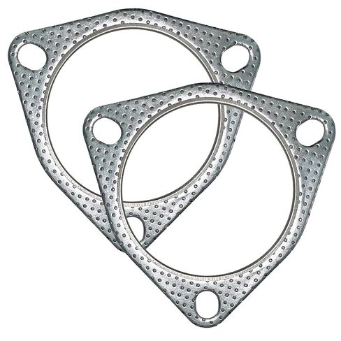 2.5 بوصة عادم حشية 3-bolt 63.2mm كاتم الصوت شفة رأس درجة حرارة عالية مع استبدال حلقة النار 2 pcs in Saudi Arabia