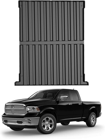 Mixsuper Liner Truck Bed Mat for 2024-2025 Chevy Silverado EV, Only for 5.9 Ft Bed, All Weather Bed Liner TPE Durable Odorless Black in Saudi Arabia