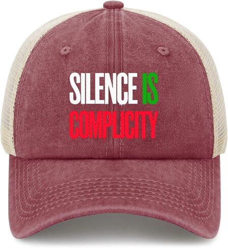 Silences is Complicity Hat Running Cap for Women in Saudi Arabia