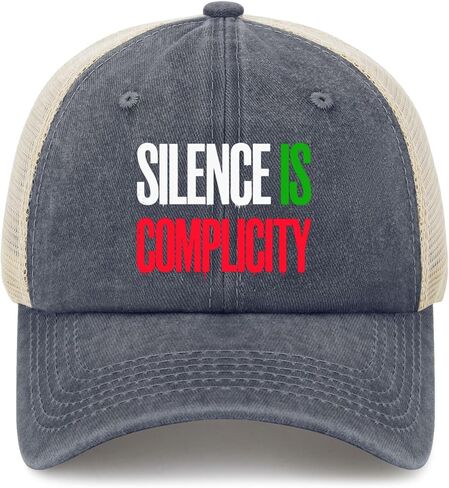 Silences is Complicity Hat Running Cap for Women in Saudi Arabia