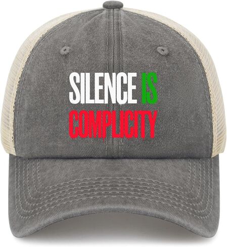 Silences is Complicity Hat Running Cap for Women in Saudi Arabia