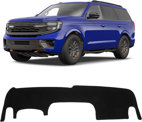 KUST Car Dash Cover for Chevrolet Suburban/GMC Yukon/Chevy Tahoe(Not for GMC Yukon Denali) 2021 2022 2023 Polyester Non-Slip Dashboard Cover Dash Mat Center Console Dash Cover Sunshade No Glare Black in Kuwait