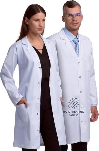 Professional for Men Women Snap Closure Full Length Poly Cotton 40 Inch in Saudi Arabia