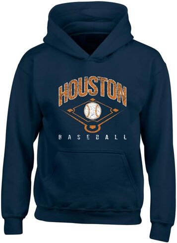 Wild Bobby American Baseball Fan Vintage Distressed Field Sports Gift Youth Hooded Sweatshirt in Saudi Arabia