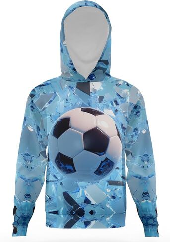 3D Print Hoodies for Teen Boys Girls Kids Graphic Printed Sweatshirt Pullover with Pocket in Saudi Arabia