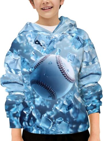 3D Print Hoodies for Teen Boys Girls Kids Graphic Printed Sweatshirt Pullover with Pocket in Saudi Arabia