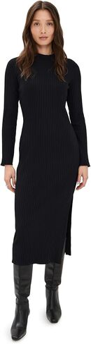 Vince Women's Rib High Crew Neck Dress in Saudi Arabia