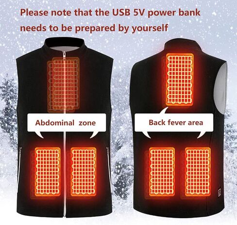 Carbon fiber high-temperature women heating clothing, electric vest, fleece fabric, NO USB power bank in Saudi Arabia
