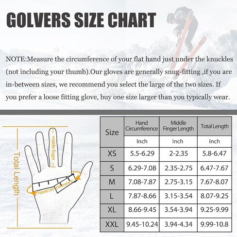 Winter Gloves, Glove for Men Women, Upgraded Touch Screen Texting Warm Running with Thermal Soft Knit Lining in Saudi Arabia