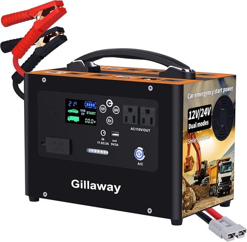 012 Jump Starter Battery Pack, 5500A Peak Car Battery Charger Jump Starter for Up to 10.0L Gas or 8.0L Diesel Engine,12V Car Jumper Starter Portable with Full LCD Screen & LED Light & USB in Saudi Arabia