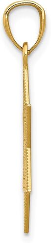 Diamond2Deal 14K Yellow Gold Star of David Religious Crucifix Cross Pendant in Saudi Arabia