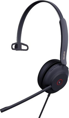 سماعة رأس Yealink UH37 USB مع ميكروفون، سماعة رأس سلكية مع ميكروفون لإلغاء الضوضاء لأجهزة الكمبيوتر والكمبيوتر المحمول والهاتف VoIP، وكابل USB-A وUSB-C، تعمل مع التكبير ومنصات UC الرائدة الأخرى in Saudi Arabia