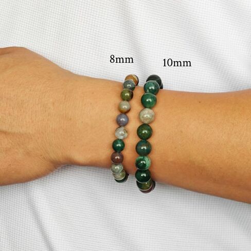 Healing Bracelet for Women Christmas Gift For Women 10mm Beaded Bracelets Handmade Gemstone Stretch Elastic, 1Pcs in Saudi Arabia