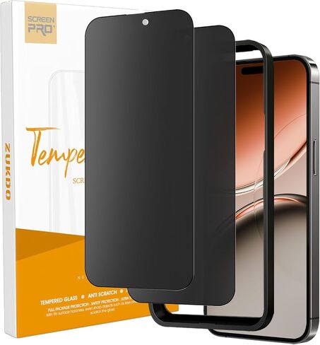 2 Pack for iPhone 16 Pro Max 6.9" Matte Privacy Screen Protector Anti-glare Anti-spy Tempered Glass Film Anti-fingerprint Easy Installation in Kuwait