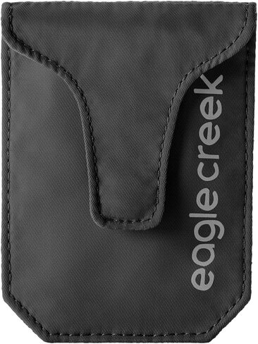Eagle Creek Undercover RFID Hidden Pocket – Travel Security Pouch with RFID Blocking – Lightweight, Wear Under Clothing – Zippered Passport & Card Holder – Adjustable Strap – Black in Saudi Arabia