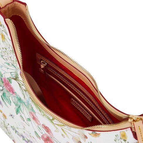 Dooney & Bourke Handbag, Botanical Collection Hobo Shoulder Bag - White in Saudi Arabia