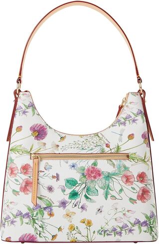 Dooney & Bourke Handbag, Botanical Collection Hobo Shoulder Bag - White in Saudi Arabia