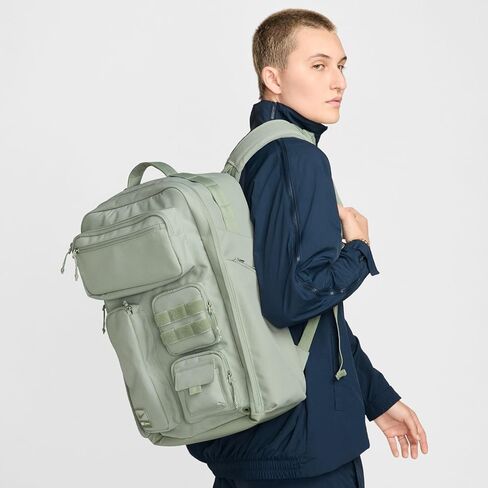 Nike Utility Elite Adult Unisex Backpack (37L) (Jade Horizon/Jade Horizon/Oil Green) in Kuwait