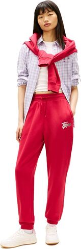 Tommy Jeans Womens Relaxed Printed Logo Jogger Sweatpants in Saudi Arabia