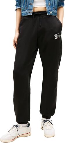 Tommy Jeans Womens Relaxed Printed Logo Jogger Sweatpants in Kuwait