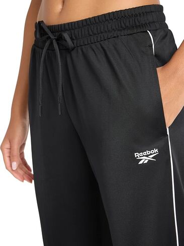بنطال Reebok للسيدات من Reebok Id Bv Tricot Tp، مقاس قياسي، درزة داخلية 76.2 سم، نسيج صوف بولي تريكو متوسط ​​الوزن in Kuwait