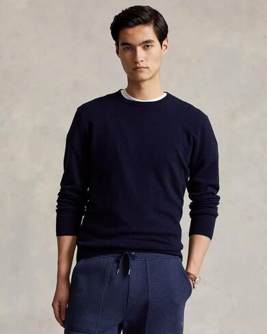 POLO RALPH LAUREN Mens Washable Cashmere Crewneck Sweater in Saudi Arabia