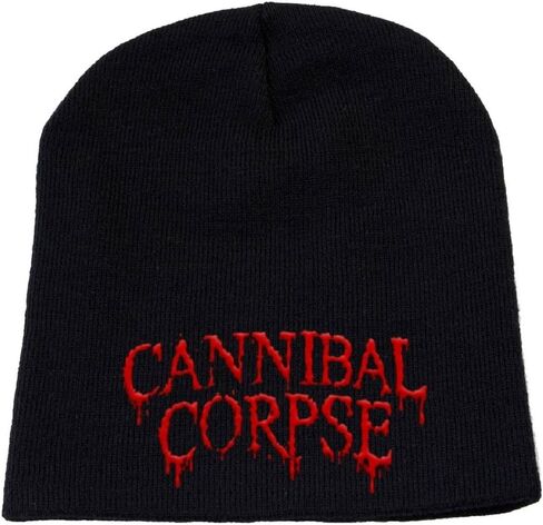 Cannibal Corpse Beanie Hat Classic Original Band Logo Official Black in Saudi Arabia