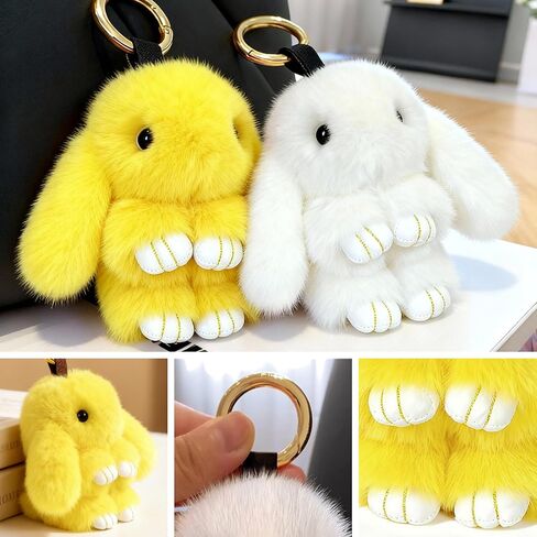 Cute Plush Keychain, Car Pendant, Bag Purse Backpack Charm Accessory, Gift for Girls Women in Saudi Arabia