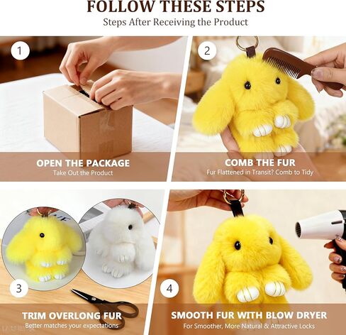 Cute Plush Keychain, Car Pendant, Bag Purse Backpack Charm Accessory, Gift for Girls Women in Saudi Arabia