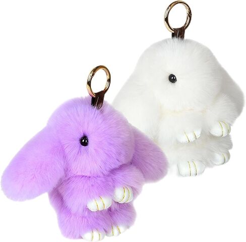 Cute Plush Keychain, Car Pendant, Bag Purse Backpack Charm Accessory, Gift for Girls Women in Saudi Arabia