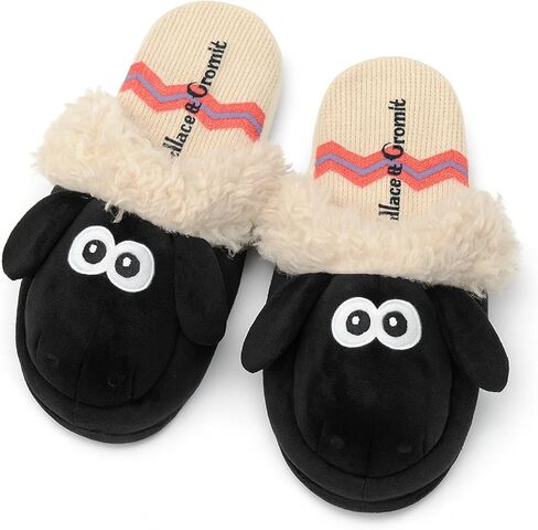 Coddies Shaun the Sheep Sliders - شبشب داخلي من الإسفنج الذكي ذو النعل الصلب - شبشب مريح للرجال والنساء والمراهقين - هدايا Shaun the Sheep الرسمية in Kuwait