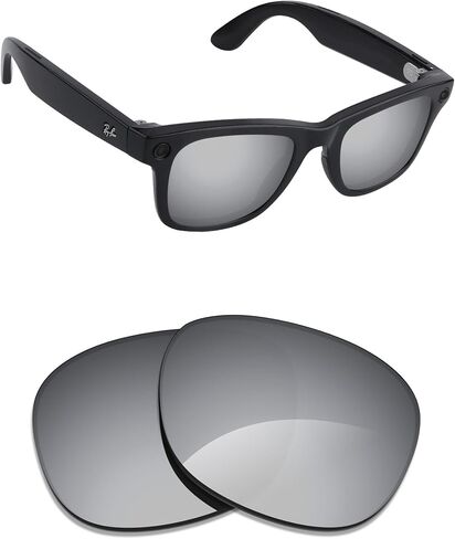 عدسات Alphax المستقطبة البديلة لنظارة Ray-Ban Mr Burbank RB2283 مقاس 52 مم - خيارات in Saudi Arabia