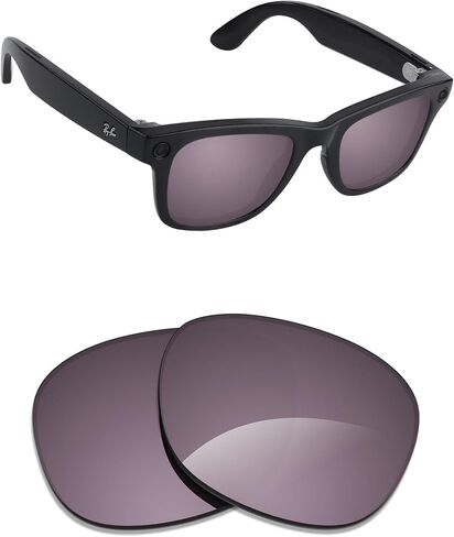 عدسات Alphax المستقطبة البديلة لنظارة Ray-Ban Mr Burbank RB2283 مقاس 52 مم - خيارات in Saudi Arabia