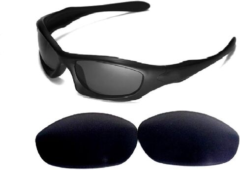 Galaxylense Replacement Lenses For Oakley Monster Dog Sunglasses Black Polarized in Saudi Arabia