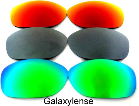 Galaxy Replacement Lenses for Oakley Pit Bull Green&Gray&Red Color Polarized 3 Pairs,FREE S&H. in Saudi Arabia
