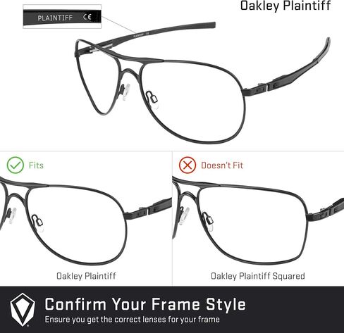 Revant Replacement Lenses Compatible with Oakley Plaintiff, Non-Polarized, Stealth Black in Saudi Arabia