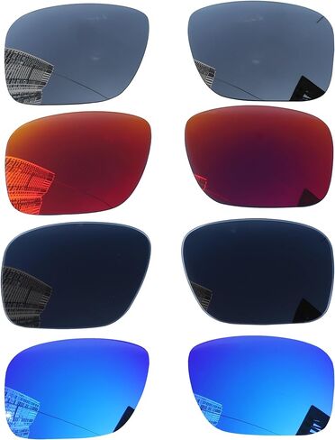 4 أزواج من العدسات المستقطبة البديلة من Acefrog لنظارات Oakley Holbrook XXL OO9487 61 مم / Holbrook XXL Asian Fit OO9487F 61 مم، مناسبة تمامًا، مقاومة للكسر، مضادة للخدش، حزمة قيمة 1 in Saudi Arabia