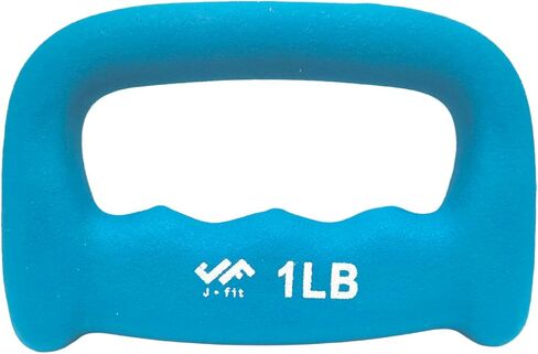 دمبل JFIT نيوبرين D Grip - أوزان فردية 1LB-5LB - ممتاز غير قابل للانزلاق، أوزان يدوية، تصميم مريح in Kuwait
