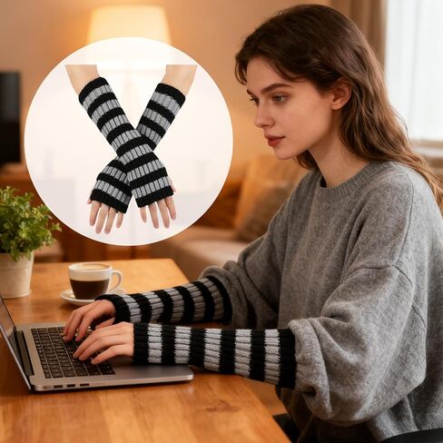 Star Leg Warmers Y2k، تدفئة الذراع للفتيات، تدفئة الساق المتوهجة، جوارب طويلة متماسكة فضفاضة الفخذ العليا in Kuwait