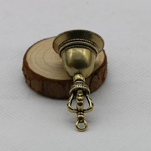 Retro Copper Bell Wind Chimes, Bell Creative Solid Brass Bell Handicraft for Decoration Car Pendant Small Circle Hand Bells and Chimes in Saudi Arabia