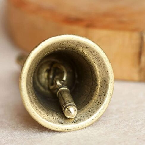 Retro Copper Bell Wind Chimes, Bell Creative Solid Brass Bell Handicraft for Decoration Car Pendant Small Circle Hand Bells and Chimes in Saudi Arabia
