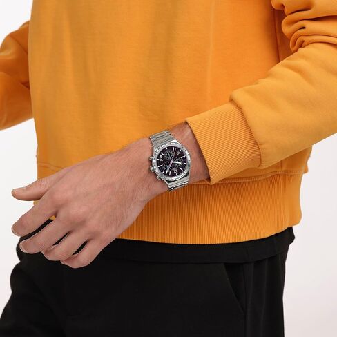 Swatch New Irony Chrono Unisex Dress Watch Stainless Steel Quartz Water Resistant in Saudi Arabia
