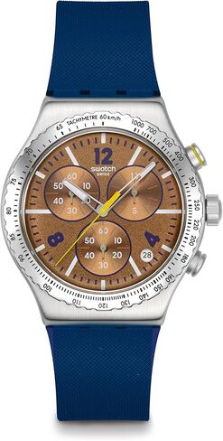Swatch New Irony Chrono Unisex Dress Watch Stainless Steel Quartz Water Resistant in Saudi Arabia