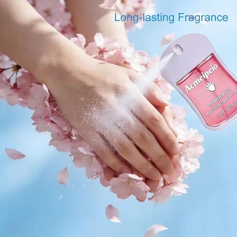 مجموعة رذاذ ومعطر لليدين 2 في 1، حماية لطيفة من الكحول بنسبة 50%، 6 روائح، 9 أونصة سائلة، 500 رذاذ لكل نكهة، رائحة منعشة تدوم طويلاً، تصميم مقاوم للتسرب بحجم مناسب للاستخدام اليومي in Saudi Arabia