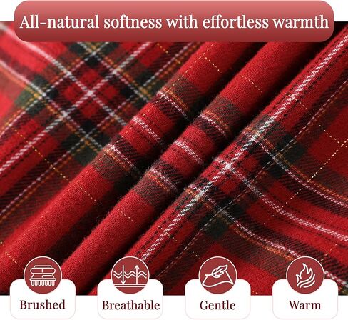 أطقم بيجامات قطنية 100% لعيد الميلاد المجيد للأزواج عيد الميلاد باللون الأحمر والأخضر منقوشة ملابس نوم دافئة طقم PJ للمهرجانات in Kuwait