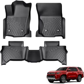 Floor Mats for Honda Pilot 2023 2024 2025, All Weather Floor Mats Floor Liners Fit for Honda Pilot Accessories 2023-2024 Odorless Anti-Slip Mats 3 Row Black in Kuwait